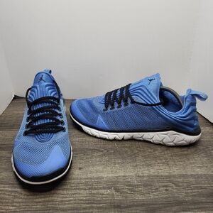 Nike Jordan Flight Flex Trainer Legend UNC Blue White Size 11.5 654268-405